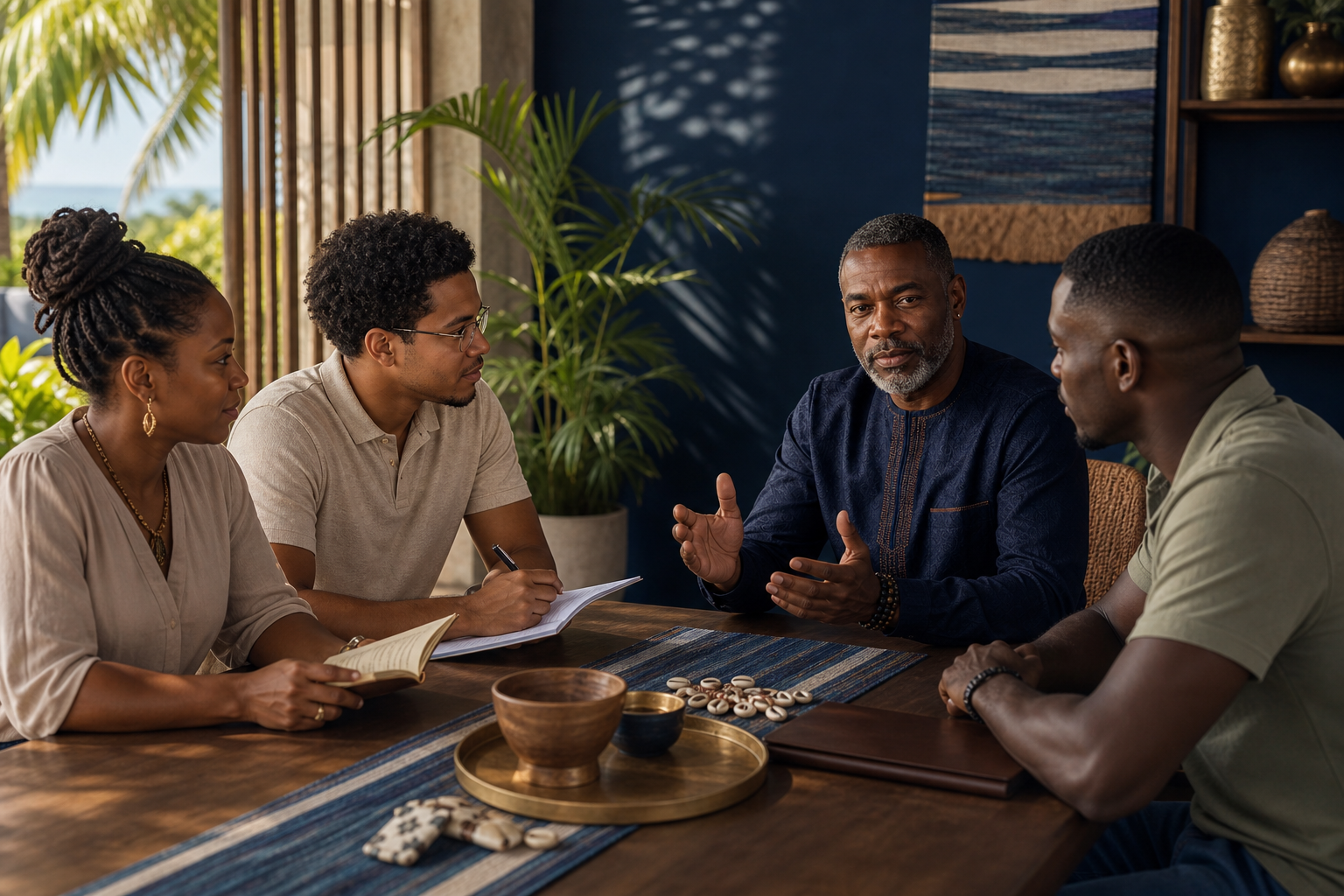 Karamady avec une entrepreneuse, un étudiant et un sportif de haut niveau en Guadeloupe